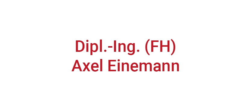 Dipl.-Ing. (FH) Axel Einemann
