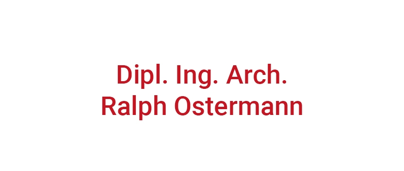 Dipl. Ing. Arch. Ralph Ostermann