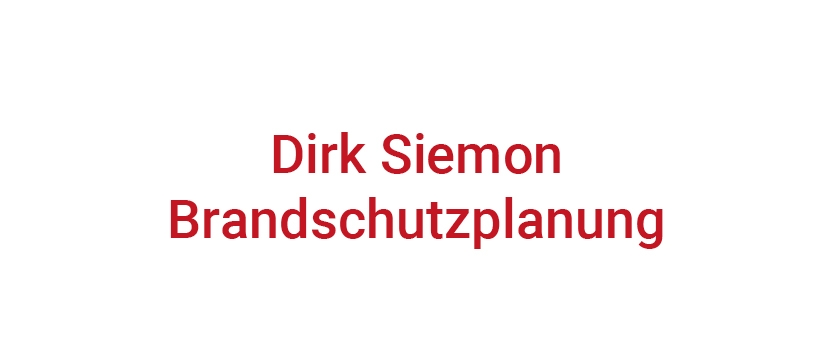 Dirk Siemon Brandschutzplanung